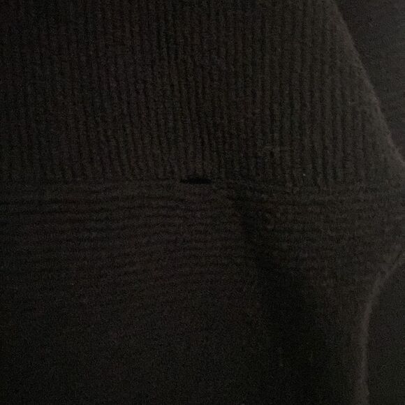 FREE PEOPLE Women’s Black Knitted Cotton/Nylon/Elastane Blend Oversized Sweater - Picture 9 of 9